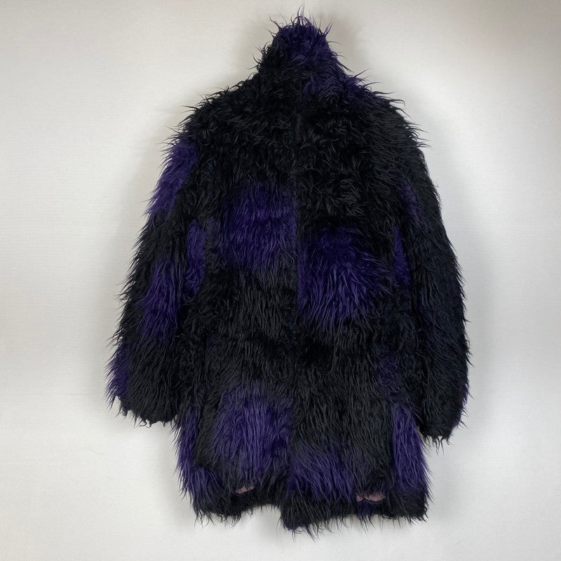 【中古品】【メンズ】 NEEDLES ニードルス ACRYLIC FUR BLURRED DOT COAT L0099 アクリリック ファー ブルード ドット コート アウター 140-260716-ss-13-tei サイズ：M カラー：ブラック 万代Net店
