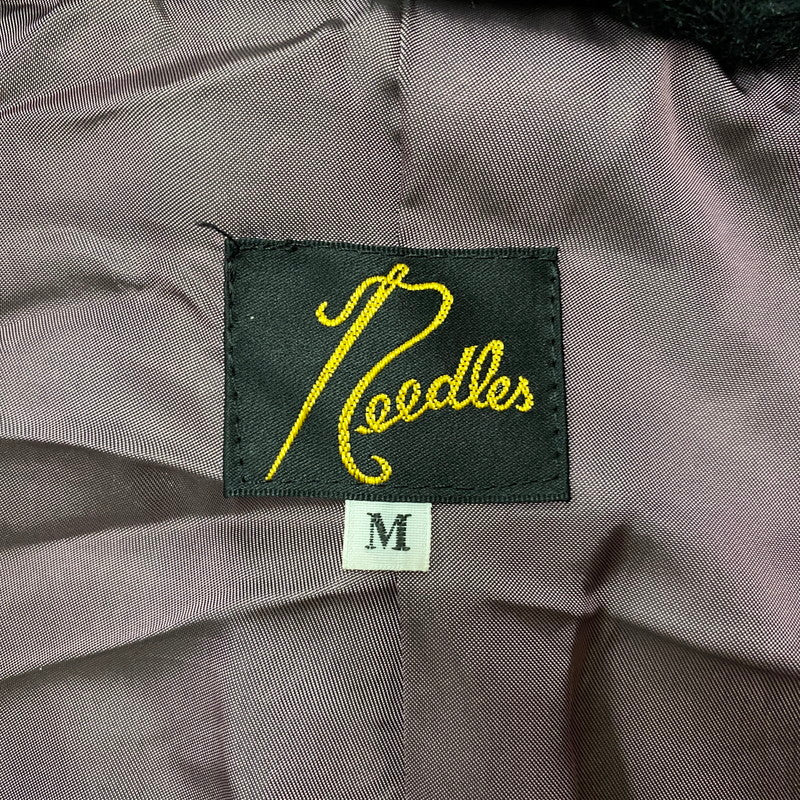 【中古品】【メンズ】 NEEDLES ニードルス ACRYLIC FUR BLURRED DOT COAT L0099 アクリリック ファー ブルード ドット コート アウター 140-260716-ss-13-tei サイズ：M カラー：ブラック 万代Net店
