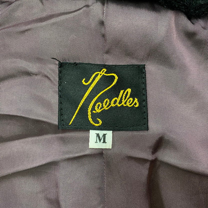 【中古品】【メンズ】 NEEDLES ニードルス ACRYLIC FUR BLURRED DOT COAT L0099 アクリリック ファー ブルード ドット コート アウター 140-260716-ss-13-tei サイズ：M カラー：ブラック 万代Net店