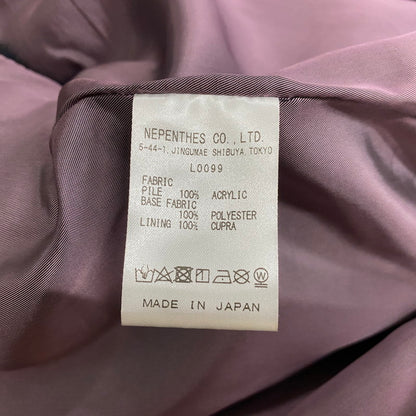 【中古品】【メンズ】 NEEDLES ニードルス ACRYLIC FUR BLURRED DOT COAT L0099 アクリリック ファー ブルード ドット コート アウター 140-260716-ss-13-tei サイズ：M カラー：ブラック 万代Net店