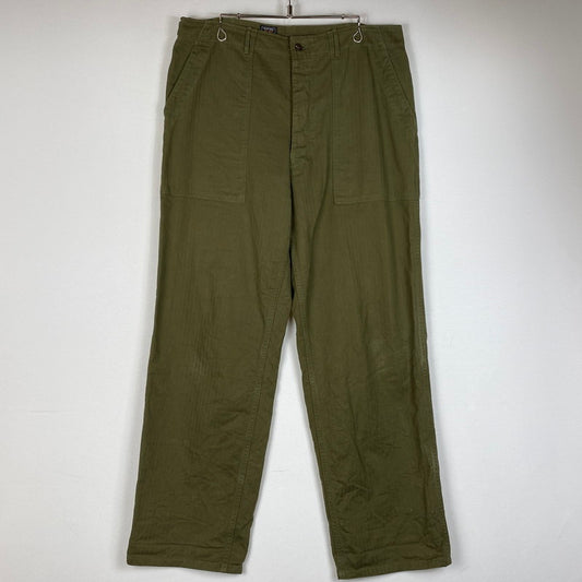 【中古品】【メンズ】 JELADO ジェラード CM47 BAKER PANTS MADE IN JAPAN ベイカー パンツ ボトムス 日本製 156-260716-ss-11-tei サイズ：1 カラー：カーキ 万代Net店