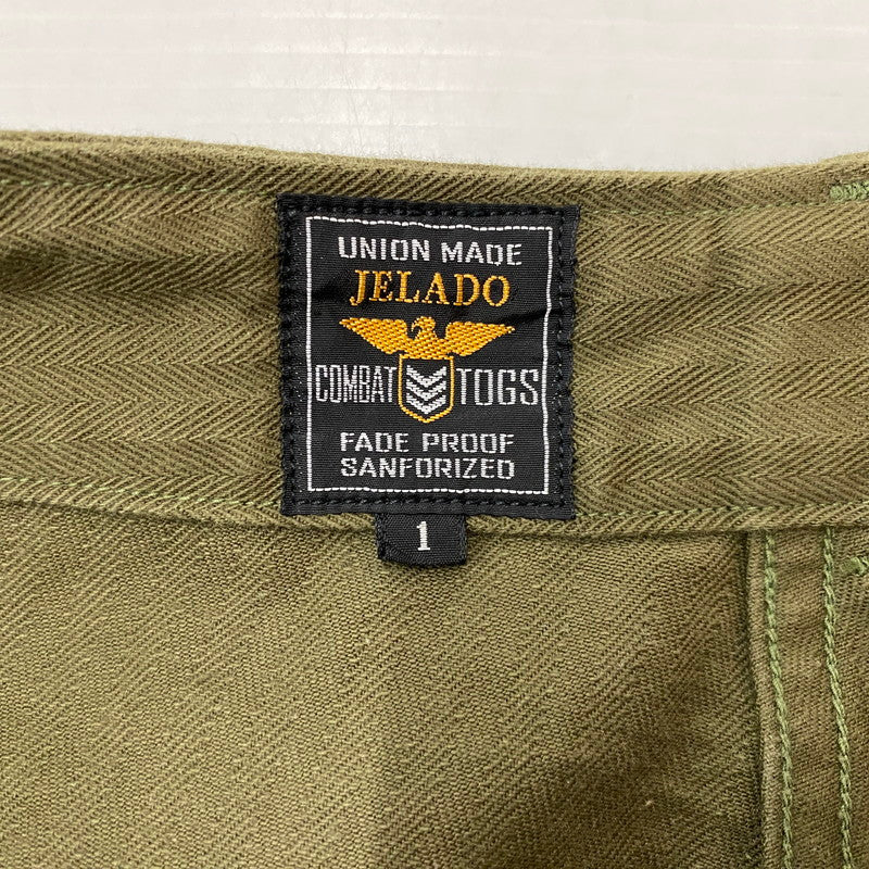 【中古品】【メンズ】 JELADO ジェラード CM47 BAKER PANTS MADE IN JAPAN ベイカー パンツ ボトムス 日本製 156-260716-ss-11-tei サイズ：1 カラー：カーキ 万代Net店