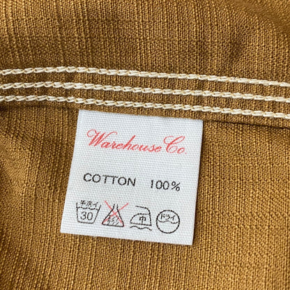 【中古品】【メンズ】 WAREHOUSE ウエアハウス × BIGYANK ビッグヤング 別注コラボ 30's VINTAGE YANK FLYER VENTILATION WORK SHIRTS 30年代 ヤングフライヤー ベンチレーション ワークシャツ 145-260712-sa-10-tei サイズ：14 カラー：ブラウン 万代Net店