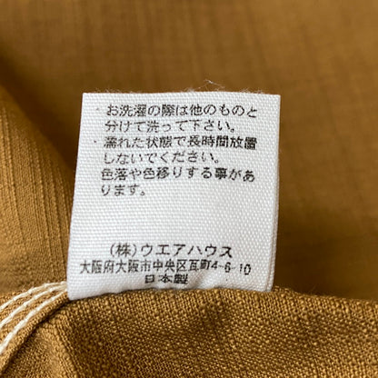 【中古品】【メンズ】 WAREHOUSE ウエアハウス × BIGYANK ビッグヤング 別注コラボ 30's VINTAGE YANK FLYER VENTILATION WORK SHIRTS 30年代 ヤングフライヤー ベンチレーション ワークシャツ 145-260712-sa-10-tei サイズ：14 カラー：ブラウン 万代Net店