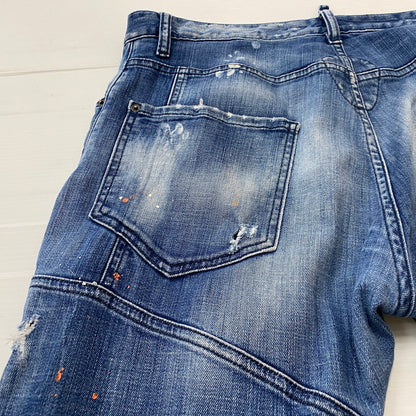 【中古品】【メンズ】 DSQUARED2 ディースクエアード TIDY BIKER JEAN S74LB0823 S30342 タイディー バイカー ジーン ボトムス デニム ジーンズ 152-260712-sa-09-tei サイズ：48 カラー：インディゴ 万代Net店