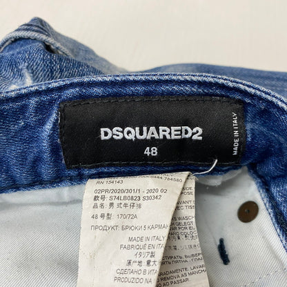 【中古品】【メンズ】 DSQUARED2 ディースクエアード TIDY BIKER JEAN S74LB0823 S30342 タイディー バイカー ジーン ボトムス デニム ジーンズ 152-260712-sa-09-tei サイズ：48 カラー：インディゴ 万代Net店