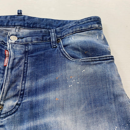 【中古品】【メンズ】 DSQUARED2 ディースクエアード TIDY BIKER JEAN S74LB0823 S30342 タイディー バイカー ジーン ボトムス デニム ジーンズ 152-260712-sa-09-tei サイズ：48 カラー：インディゴ 万代Net店