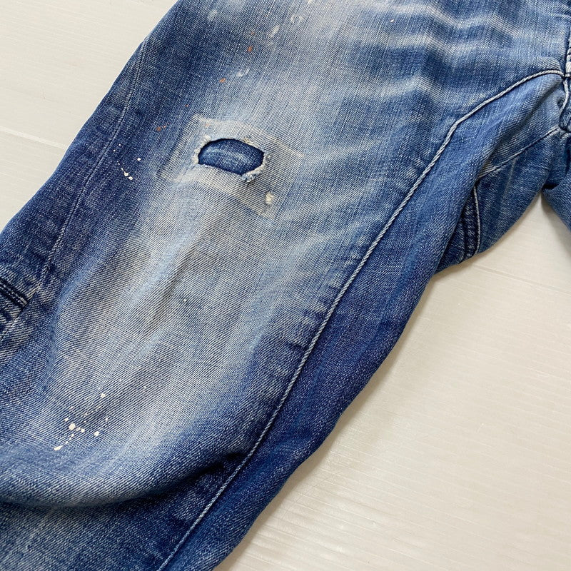 【中古品】【メンズ】 DSQUARED2 ディースクエアード TIDY BIKER JEAN S74LB0823 S30342 タイディー バイカー ジーン ボトムス デニム ジーンズ 152-260712-sa-09-tei サイズ：48 カラー：インディゴ 万代Net店