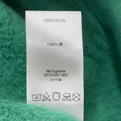 【現状渡し品】【メンズ】 SUPREME シュプリーム × KAWS カウズ 別注コラボ CHALK LOGO HOODED SWEATSHIRT チョーク ロゴ フーディ スウェットシャツ 長袖 トップス トレーナー 149-260712-sa-13-tei サイズ：M カラー：グリーン 万代Net店