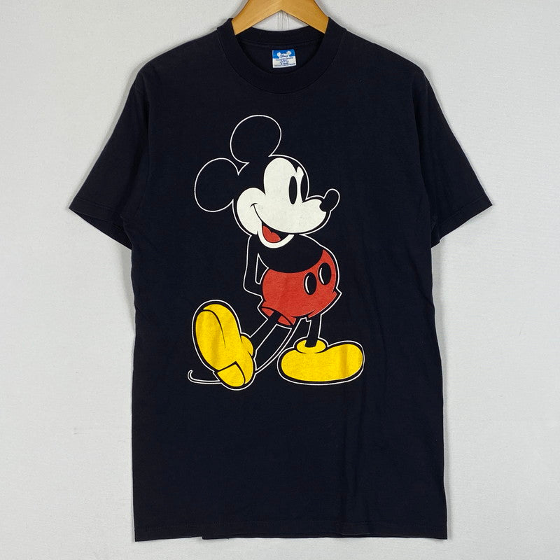【中古品】【メンズ】 DISNEY ディズニー ～90’s MICKEY MOUSE TEE ～90年代 ミッキー マウス Tシャツ 半袖 トップス 145-260712-sa-05-tei サイズ：M カラー：ブラック系 万代Net店