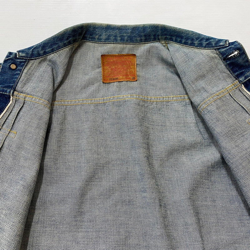 【中古品】【メンズ】 LEVI`S リーバイス 90’s 1ST DENIM JACKET 71506XX 90年代 ファースト デニムジャケット アウター 145-260712-sa-07-tei サイズ：40 カラー：インディゴ 万代Net店
