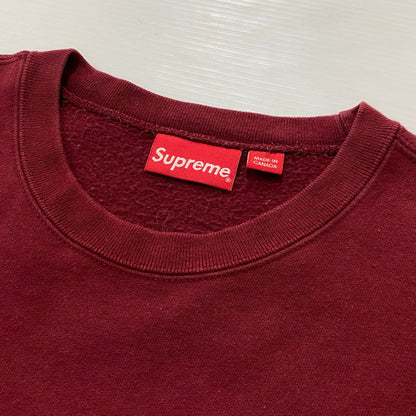 【中古品】【メンズ】 SUPREME シュプリーム 22AW BOXLOGO CREW NECK 2022年秋冬 ボックスロゴ クルーネック 長袖 トップス トレーナー 149-260712-sa-12-tei サイズ：M カラー：バーガンディー 万代Net店