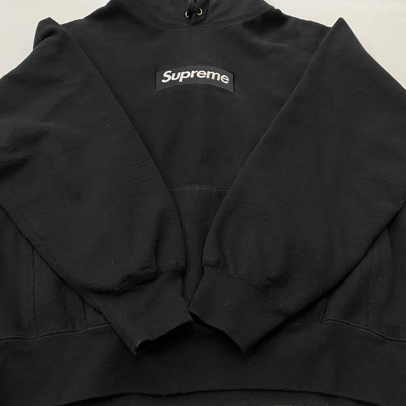 【中古品】【メンズ】 SUPREME シュプリーム 23AW BOXLOGO HOODED SWEAT SHIRT 2023年秋冬 ボックスロゴ フーデッド スウェット シャツ トップス パーカー プルーオーバー 149-260712-sa-11-tei サイズ：S カラー：ブラック 万代Net店