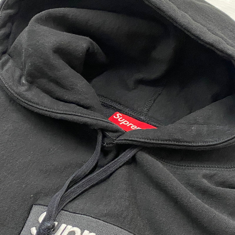 【中古品】【メンズ】 SUPREME シュプリーム 23AW BOXLOGO HOODED SWEAT SHIRT 2023年秋冬 ボックスロゴ フーデッド スウェット シャツ トップス パーカー プルーオーバー 149-260712-sa-11-tei サイズ：S カラー：ブラック 万代Net店
