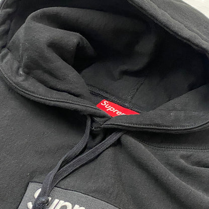 【中古品】【メンズ】 SUPREME シュプリーム 23AW BOXLOGO HOODED SWEAT SHIRT 2023年秋冬 ボックスロゴ フーデッド スウェット シャツ トップス パーカー プルーオーバー 149-260712-sa-11-tei サイズ：S カラー：ブラック 万代Net店