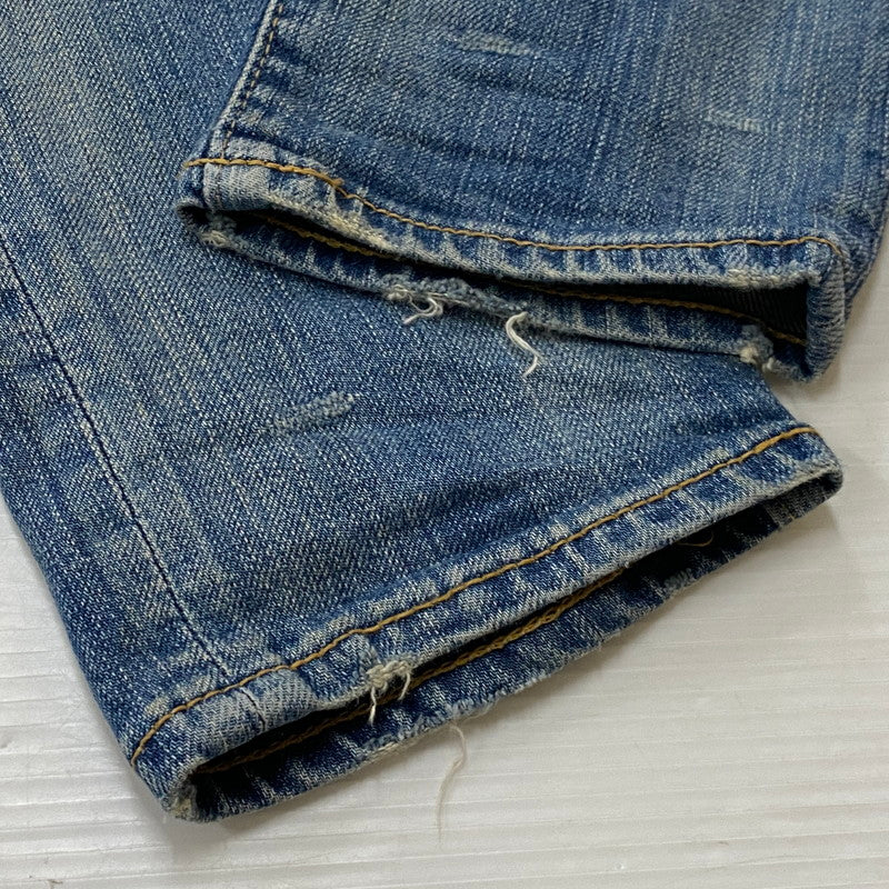【中古品】【メンズ】 HYSTERIC GLAMOUR ヒステリック グラマー DESTROY ALL MONSTERS DENIM PANTS デストロイ オール モンスターズ ボトムス デニム ジーンズ 171-260712-sa-08-tei サイズ：XS カラー：インディゴ 万代Net店