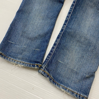 【中古品】【メンズ】 HYSTERIC GLAMOUR ヒステリック グラマー DESTROY ALL MONSTERS DENIM PANTS デストロイ オール モンスターズ ボトムス デニム ジーンズ 171-260712-sa-08-tei サイズ：XS カラー：インディゴ 万代Net店