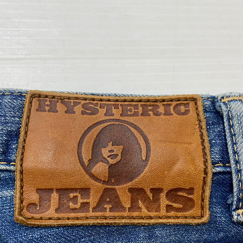 【中古品】【メンズ】 HYSTERIC GLAMOUR ヒステリック グラマー DESTROY ALL MONSTERS DENIM PANTS デストロイ オール モンスターズ ボトムス デニム ジーンズ 171-260712-sa-08-tei サイズ：XS カラー：インディゴ 万代Net店