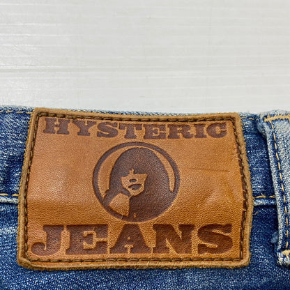 【中古品】【メンズ】 HYSTERIC GLAMOUR ヒステリック グラマー DESTROY ALL MONSTERS DENIM PANTS デストロイ オール モンスターズ ボトムス デニム ジーンズ 171-260712-sa-08-tei サイズ：XS カラー：インディゴ 万代Net店