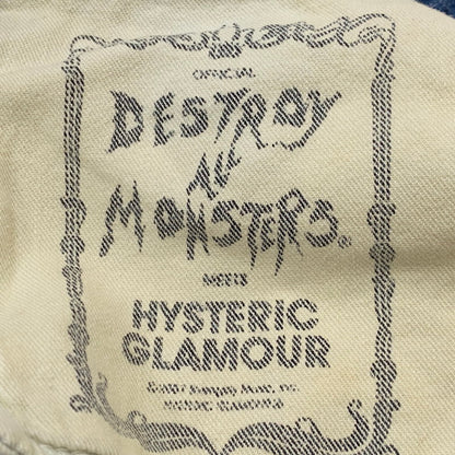 【中古品】【メンズ】 HYSTERIC GLAMOUR ヒステリック グラマー DESTROY ALL MONSTERS DENIM PANTS デストロイ オール モンスターズ ボトムス デニム ジーンズ 171-260712-sa-08-tei サイズ：XS カラー：インディゴ 万代Net店