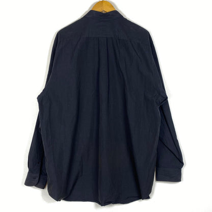 【中古品】【メンズ】 COMOLI コモリ 22AW REGULAR COLLAR L/S DRESS SHIRT W03-02001 2022年 秋冬 レギュラー カラー ロングスリーブ ドレス シャツ 長袖 トップス 140-260712-sa-04-tei サイズ：3 カラー：ブラック系 万代Net店