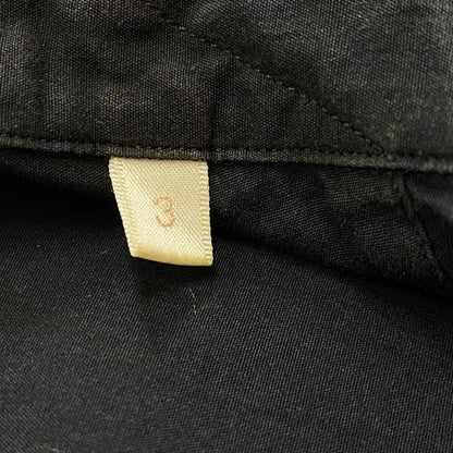 【中古品】【メンズ】 COMOLI コモリ 22AW REGULAR COLLAR L/S DRESS SHIRT W03-02001 2022年 秋冬 レギュラー カラー ロングスリーブ ドレス シャツ 長袖 トップス 140-260712-sa-04-tei サイズ：3 カラー：ブラック系 万代Net店