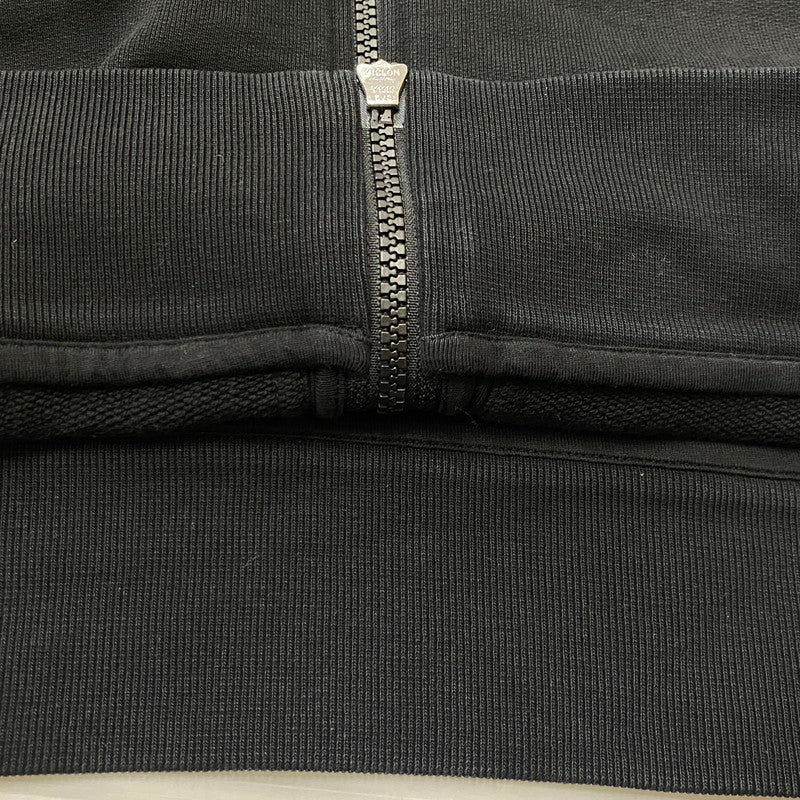 【中古品】【メンズ】 MONCLER モンクレール FELPA CON ZIP BLACK I20918G00037 フェルパ コン ジップ ブラック アウター 141-260712-sa-03-tei サイズ：S カラー：ブラック 万代Net店
