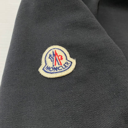 【中古品】【メンズ】 MONCLER モンクレール FELPA CON ZIP BLACK I20918G00037 フェルパ コン ジップ ブラック アウター 141-260712-sa-03-tei サイズ：S カラー：ブラック 万代Net店