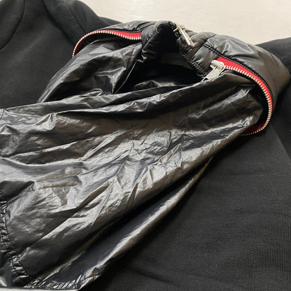 【中古品】【メンズ】 MONCLER モンクレール FELPA CON ZIP BLACK I20918G00037 フェルパ コン ジップ ブラック アウター 141-260712-sa-03-tei サイズ：S カラー：ブラック 万代Net店