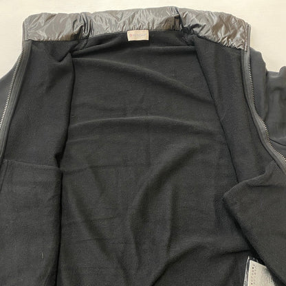 【中古品】【メンズ】 MONCLER モンクレール FELPA CON ZIP BLACK I20918G00037 フェルパ コン ジップ ブラック アウター 141-260712-sa-03-tei サイズ：S カラー：ブラック 万代Net店
