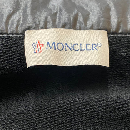 【中古品】【メンズ】 MONCLER モンクレール FELPA CON ZIP BLACK I20918G00037 フェルパ コン ジップ ブラック アウター 141-260712-sa-03-tei サイズ：S カラー：ブラック 万代Net店