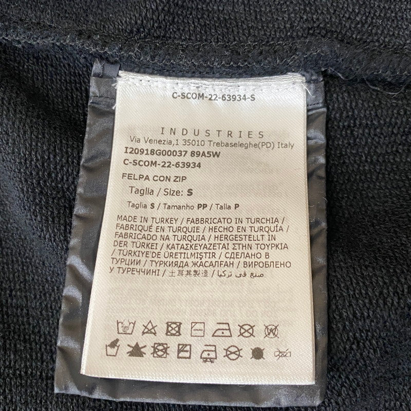 【中古品】【メンズ】 MONCLER モンクレール FELPA CON ZIP BLACK I20918G00037 フェルパ コン ジップ ブラック アウター 141-260712-sa-03-tei サイズ：S カラー：ブラック 万代Net店