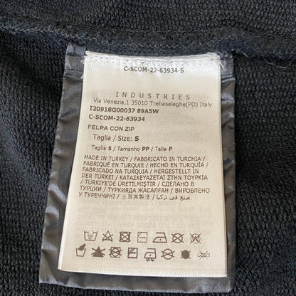 【中古品】【メンズ】 MONCLER モンクレール FELPA CON ZIP BLACK I20918G00037 フェルパ コン ジップ ブラック アウター 141-260712-sa-03-tei サイズ：S カラー：ブラック 万代Net店