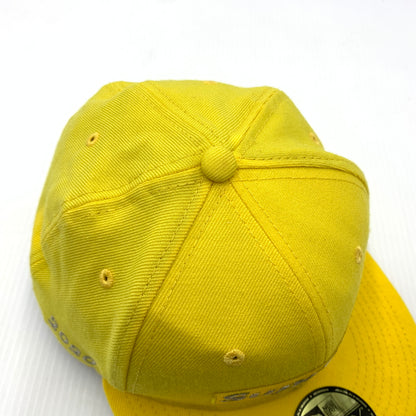 【中古品】【メンズ】 SUPREME シュプリーム × NEW ERA ニューエラ 別注コラボ 20SS ＄1M METALLIC BOX LOGO CAP ミリオンダラー メタリック ボックスロゴ キャップ 帽子 149-260730-yo-01-tei サイズ：７ 5/8 カラー：イエロー 万代Net店
