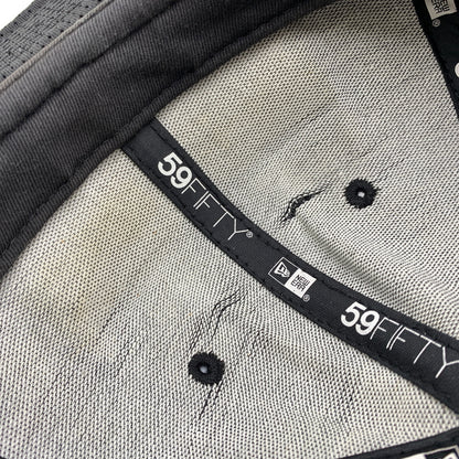 【中古品】【メンズ】 SUPREME シュプリーム × NEW ERA ニューエラ 別注コラボ 18SS MESH BOX LOGO CAP メッシュ ボックスロゴ キャップ 帽子 149-260730-yo-02-tei サイズ：７ 5/8 カラー：ブラック 万代Net店