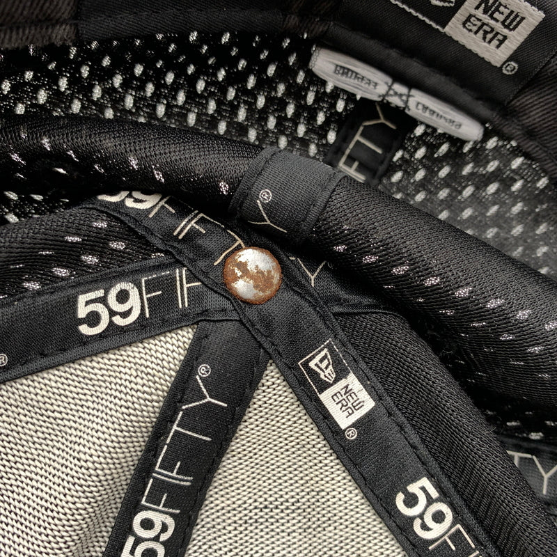 【中古品】【メンズ】 SUPREME シュプリーム × NEW ERA ニューエラ 別注コラボ 18SS MESH BOX LOGO CAP メッシュ ボックスロゴ キャップ 帽子 149-260730-yo-02-tei サイズ：７ 5/8 カラー：ブラック 万代Net店