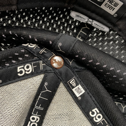【中古品】【メンズ】 SUPREME シュプリーム × NEW ERA ニューエラ 別注コラボ 18SS MESH BOX LOGO CAP メッシュ ボックスロゴ キャップ 帽子 149-260730-yo-02-tei サイズ：７ 5/8 カラー：ブラック 万代Net店