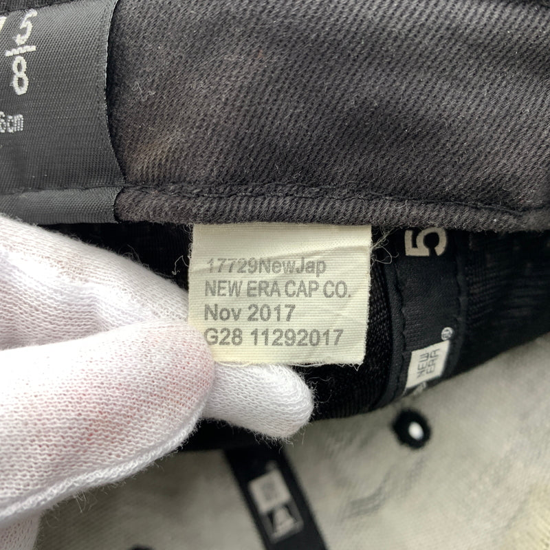 【中古品】【メンズ】 SUPREME シュプリーム × NEW ERA ニューエラ 別注コラボ 18SS MESH BOX LOGO CAP メッシュ ボックスロゴ キャップ 帽子 149-260730-yo-02-tei サイズ：７ 5/8 カラー：ブラック 万代Net店