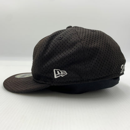 【中古品】【メンズ】 SUPREME シュプリーム × NEW ERA ニューエラ 別注コラボ 18SS MESH BOX LOGO CAP メッシュ ボックスロゴ キャップ 帽子 149-260730-yo-02-tei サイズ：７ 5/8 カラー：ブラック 万代Net店