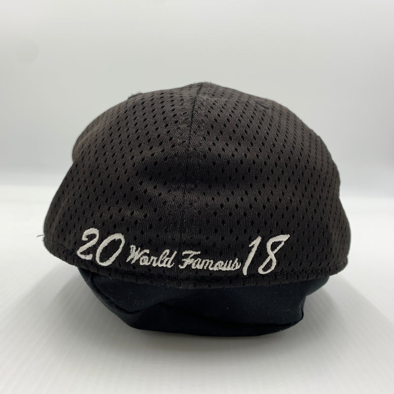 【中古品】【メンズ】 SUPREME シュプリーム × NEW ERA ニューエラ 別注コラボ 18SS MESH BOX LOGO CAP メッシュ ボックスロゴ キャップ 帽子 149-260730-yo-02-tei サイズ：７ 5/8 カラー：ブラック 万代Net店