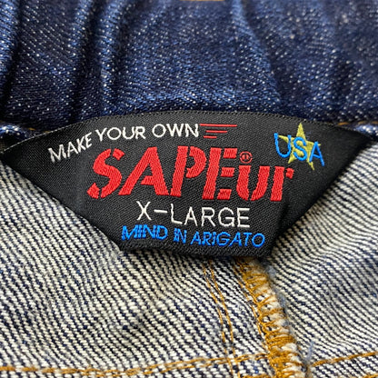 【中古品】【メンズ】 SAPEUR サープル SKATE PANTS MK3 スケート パンツ マークスリー ボトムス 153-260712-sa-02-tei サイズ：XL カラー：インディゴ 万代Net店