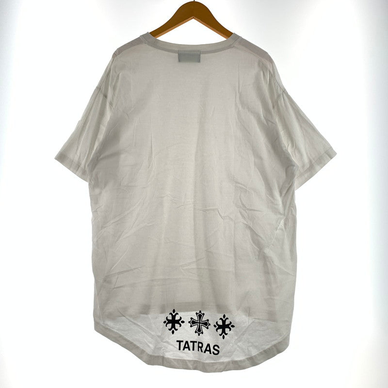 【中古品】【メンズ】 TATRAS タトラス EXCLUSIVE IDOMENEO TEE MTCS20A8125-M エクスクルーシブ イドメネオ Tシャツ 半袖 トップス 141-260713-yo-11-tei サイズ：03 カラー：ホワイト 万代Net店