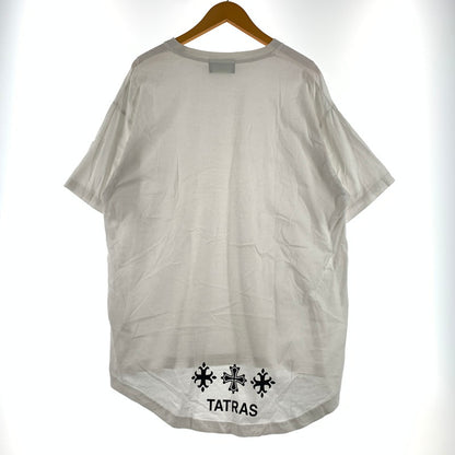 【中古品】【メンズ】 TATRAS タトラス EXCLUSIVE IDOMENEO TEE MTCS20A8125-M エクスクルーシブ イドメネオ Tシャツ 半袖 トップス 141-260713-yo-11-tei サイズ：03 カラー：ホワイト 万代Net店
