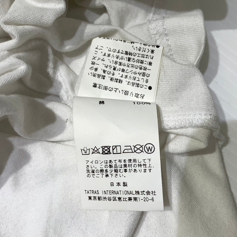 【中古品】【メンズ】 TATRAS タトラス EXCLUSIVE IDOMENEO TEE MTCS20A8125-M エクスクルーシブ イドメネオ Tシャツ 半袖 トップス 141-260713-yo-11-tei サイズ：03 カラー：ホワイト 万代Net店