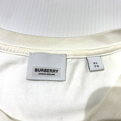 【現状渡し品】【メンズ】 BURBERRY バーバリー ARCHWAY CIRCLE LOGO TEE アーチウェイ サークルロゴ Tシャツ 半袖 トップス 141-260713-yo-12-tei サイズ：XL カラー：ホワイト 万代Net店