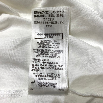 【現状渡し品】【メンズ】 BURBERRY バーバリー ARCHWAY CIRCLE LOGO TEE アーチウェイ サークルロゴ Tシャツ 半袖 トップス 141-260713-yo-12-tei サイズ：XL カラー：ホワイト 万代Net店
