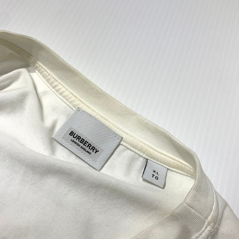 【現状渡し品】【メンズ】 BURBERRY バーバリー ARCHWAY CIRCLE LOGO TEE アーチウェイ サークルロゴ Tシャツ 半袖 トップス 141-260713-yo-12-tei サイズ：XL カラー：ホワイト 万代Net店