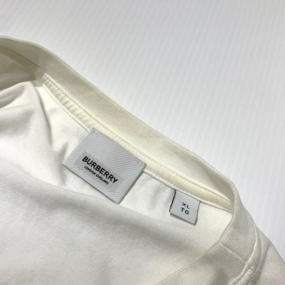 【現状渡し品】【メンズ】 BURBERRY バーバリー ARCHWAY CIRCLE LOGO TEE アーチウェイ サークルロゴ Tシャツ 半袖 トップス 141-260713-yo-12-tei サイズ：XL カラー：ホワイト 万代Net店