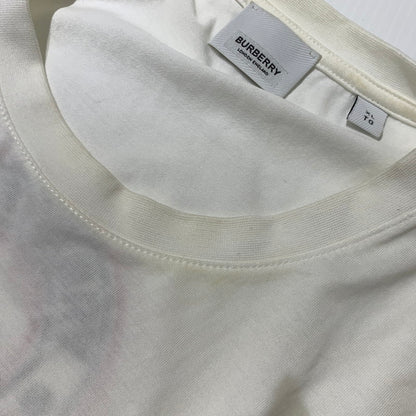 【現状渡し品】【メンズ】 BURBERRY バーバリー ARCHWAY CIRCLE LOGO TEE アーチウェイ サークルロゴ Tシャツ 半袖 トップス 141-260713-yo-12-tei サイズ：XL カラー：ホワイト 万代Net店