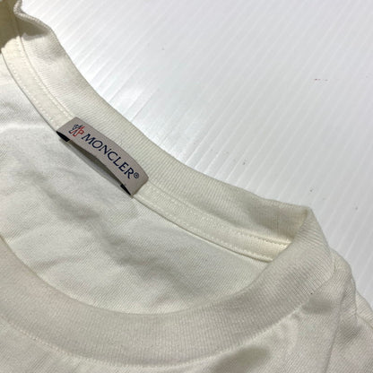 【中古品】【メンズ】 MONCLER モンクレール MAGLIA T-SHIRT F10918C72210 8390T マグリア Tシャツ 半袖 トップス 141-260713-yo-13-tei サイズ：XL カラー：ホワイト 万代Net店